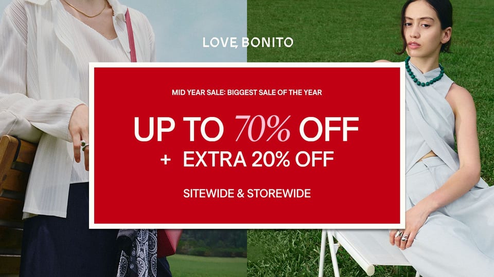 love bonito mid year sale